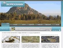Tablet Screenshot of bioprogramm.it